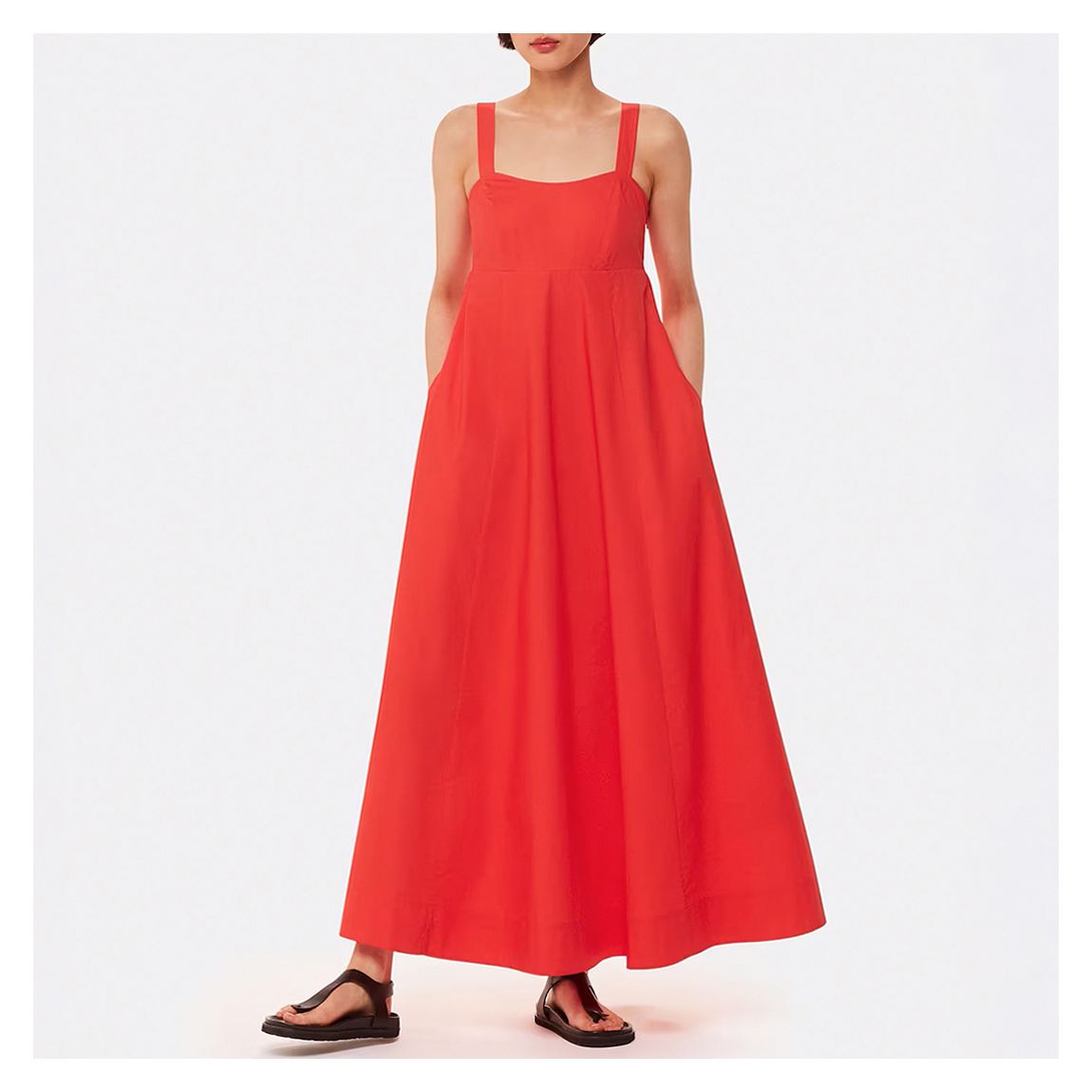 Red Anna Midi Dress main product photo