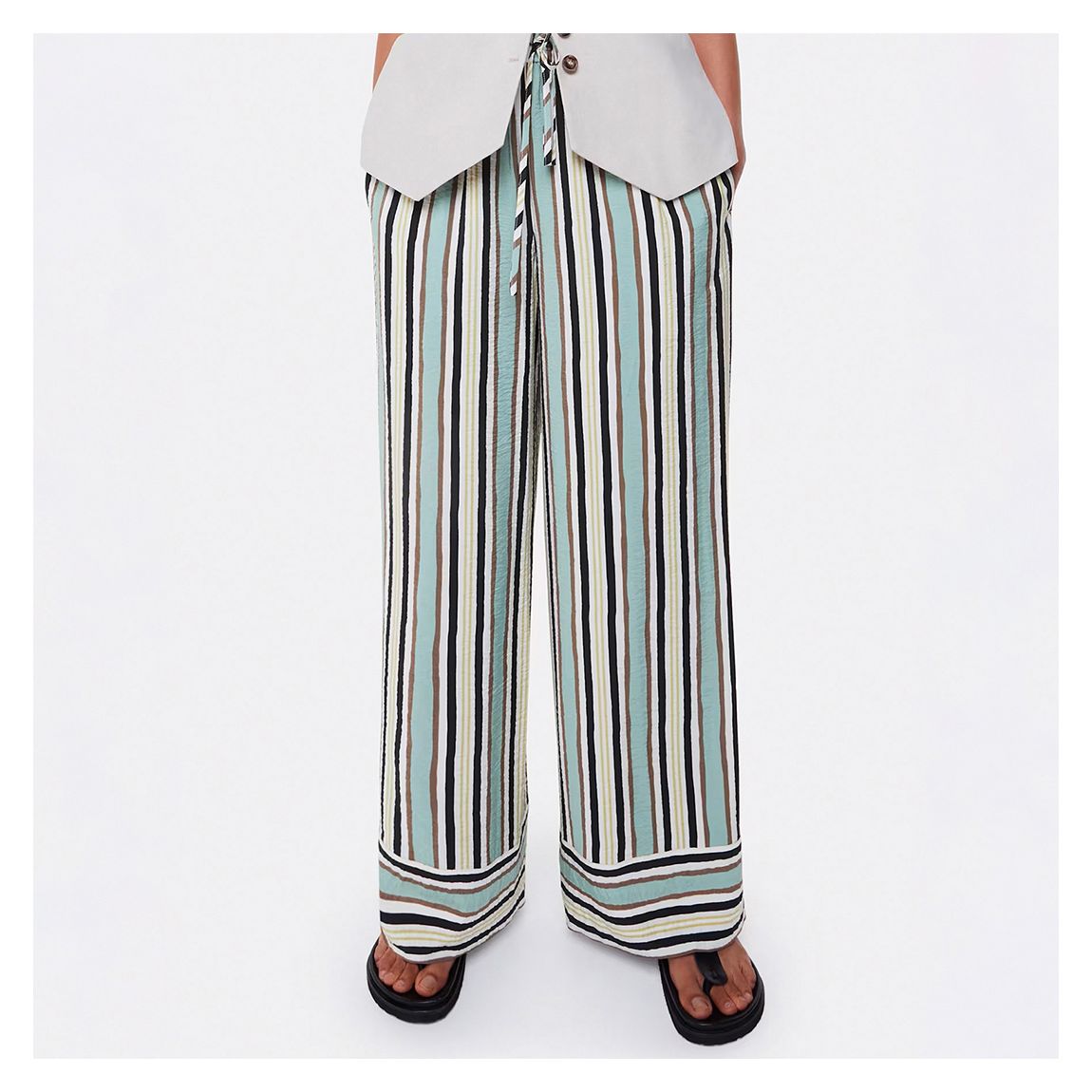Multi Vertical Stripe Nicola Trousers main product photo