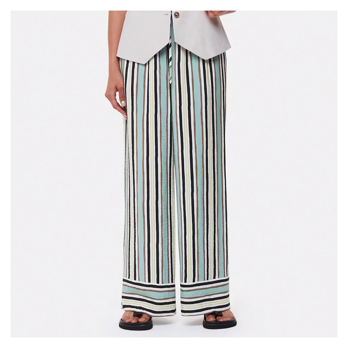 Blue Vertical Stripe Nicola Trouser main product photo