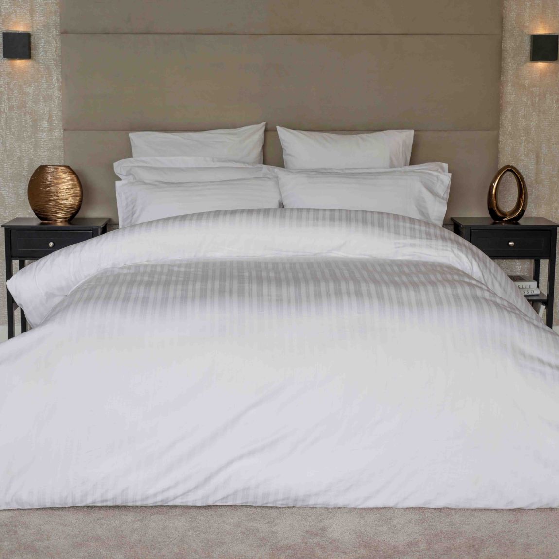 Belledorm Hotel Suite Tribeca Duvet Set, Double White main product photo