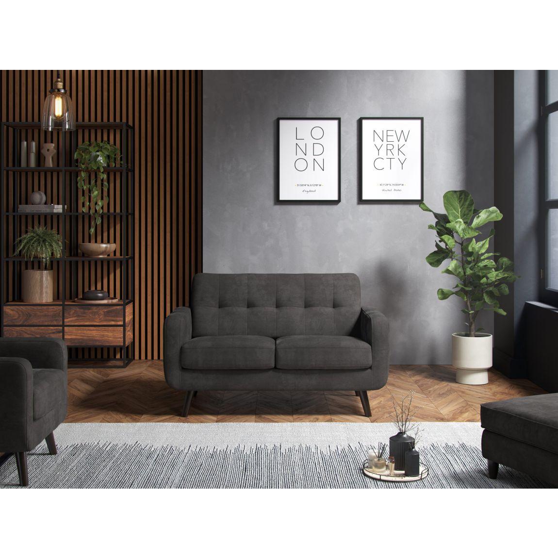 Esme 2 Seater Sofa Enjoy Graphite main product photo