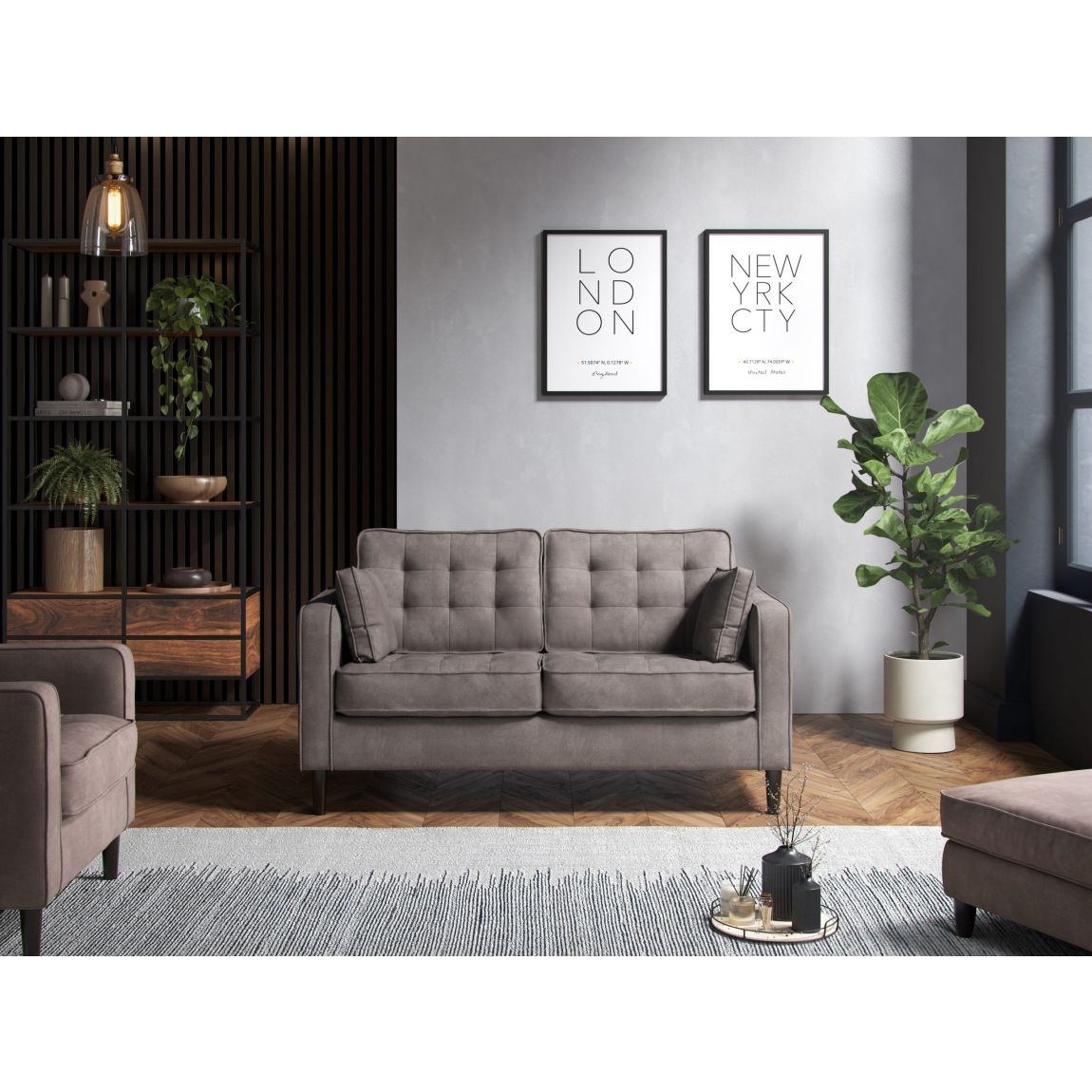 Arlo 2 Seater Sofa Enjoy Pewter main product photo