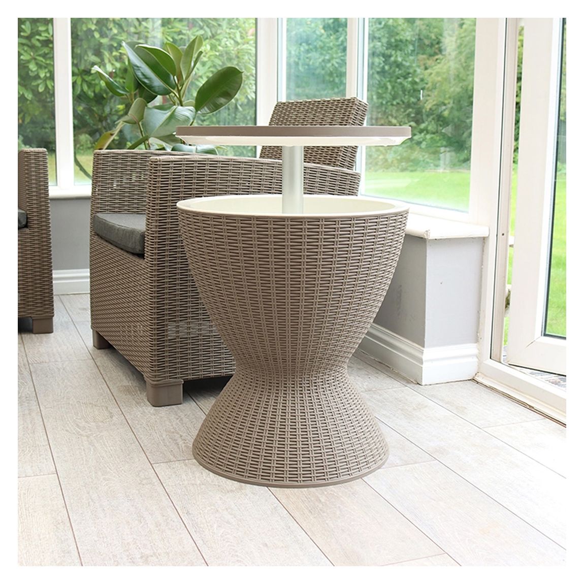 Adjustable Height Ice Bucket Table main product photo