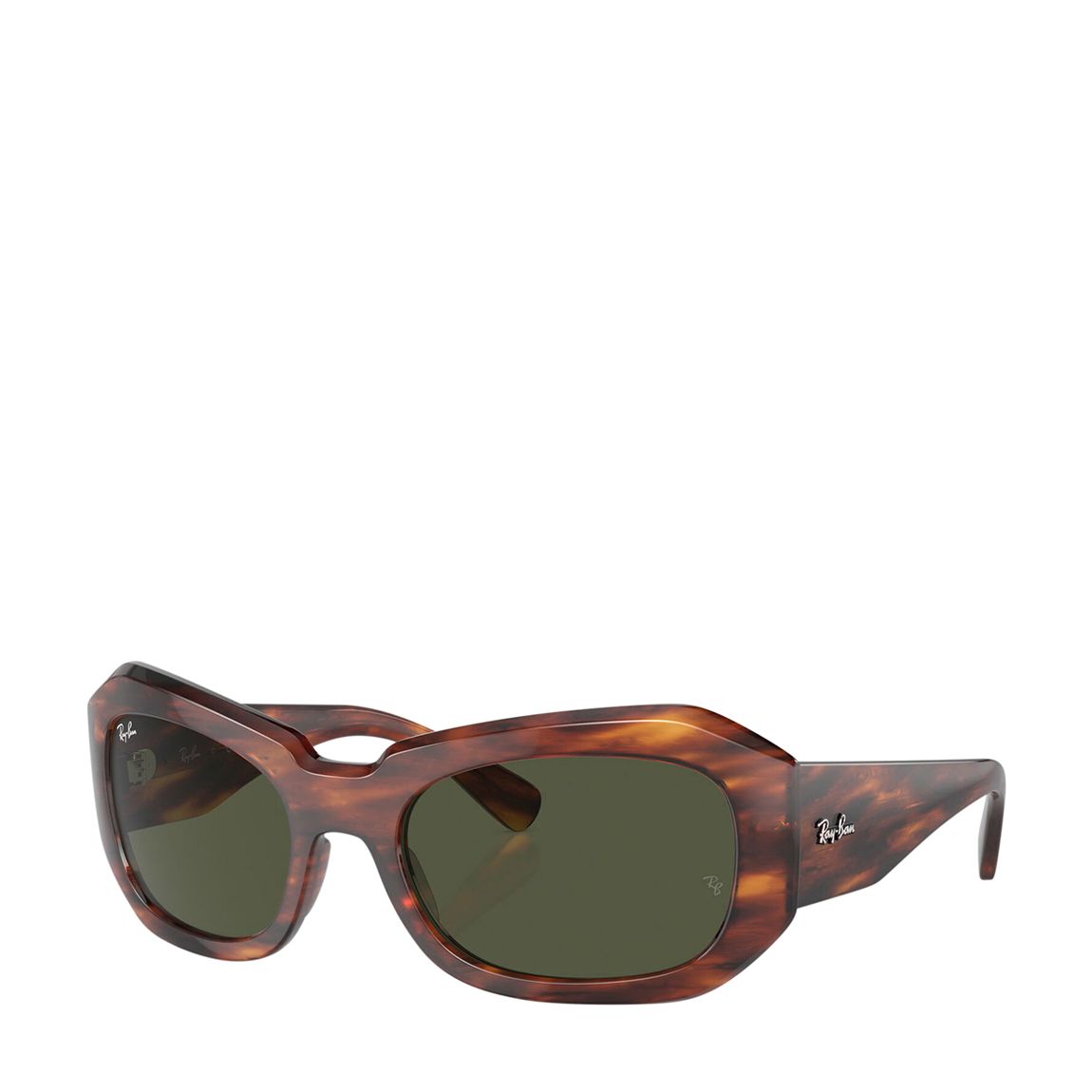Striped Havana Beate Sunglasses 56mm main product photo