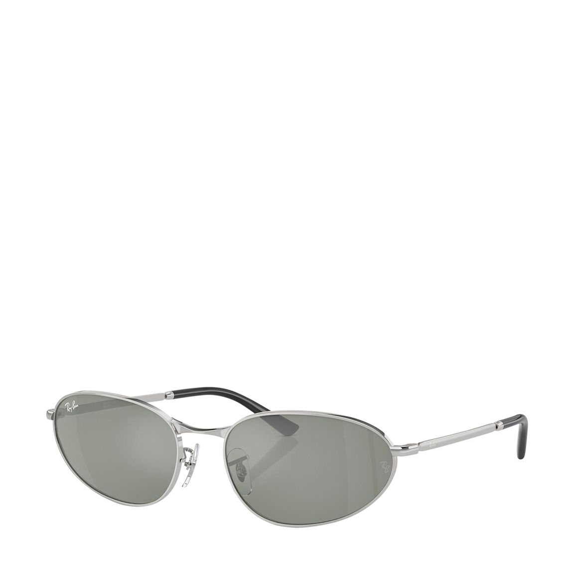Silver Oval Sunglasses 59mm main product photo