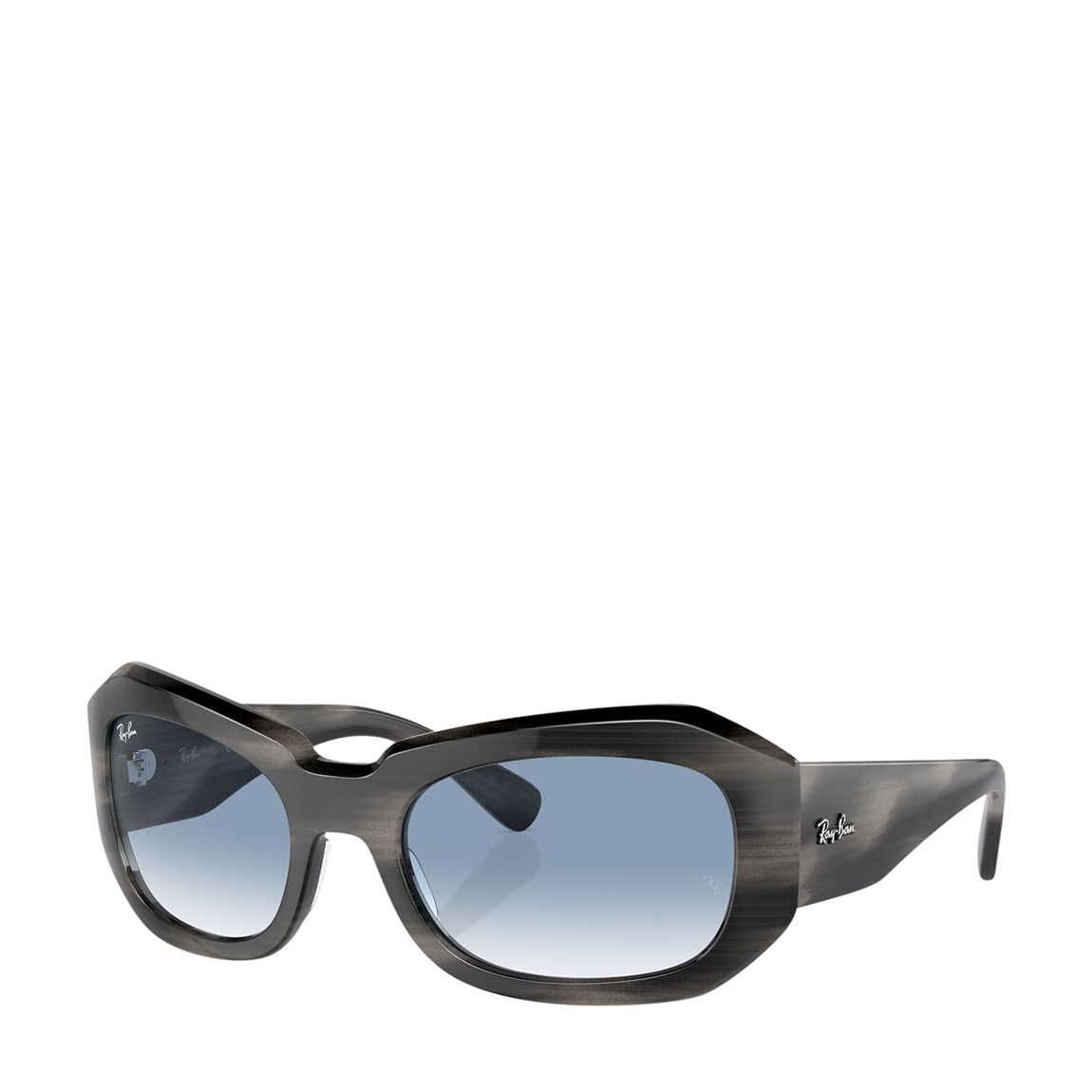 Striped Grey Beate Sunglasses 56mm main product photo