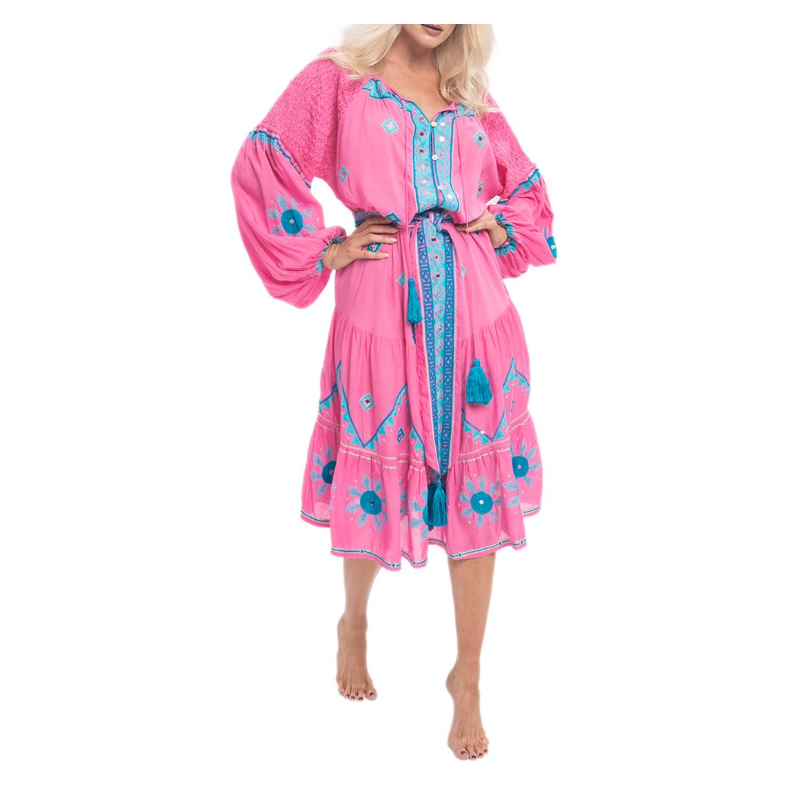 Bou Dress Neon Pink main product photo