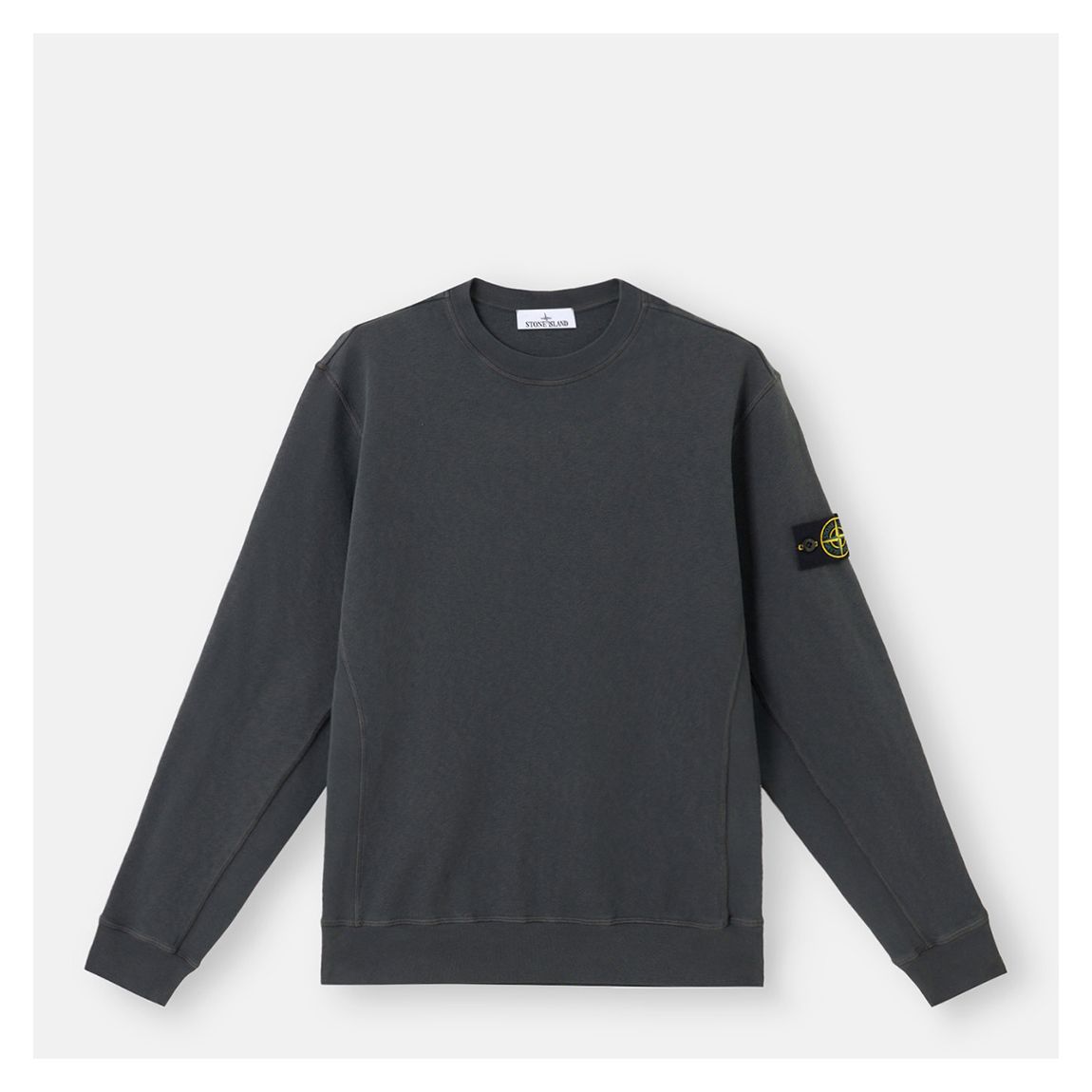 Grey Crew Neck Cotton Sweatshirt main product photo