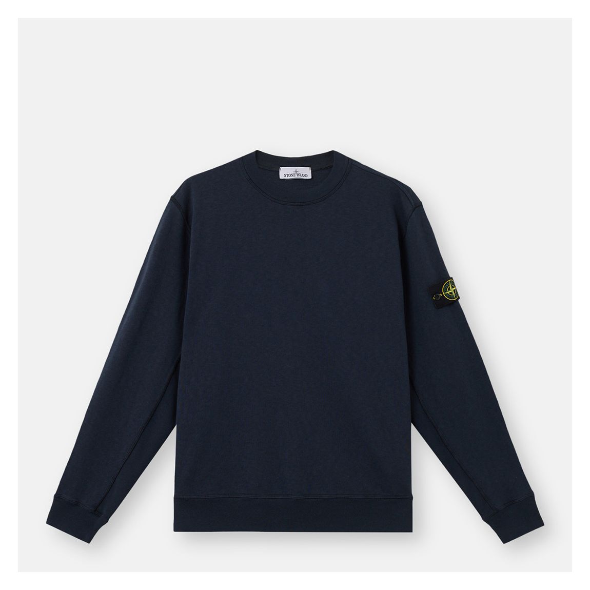 Navy Crew Neck Cotton Sweatshirt main product photo