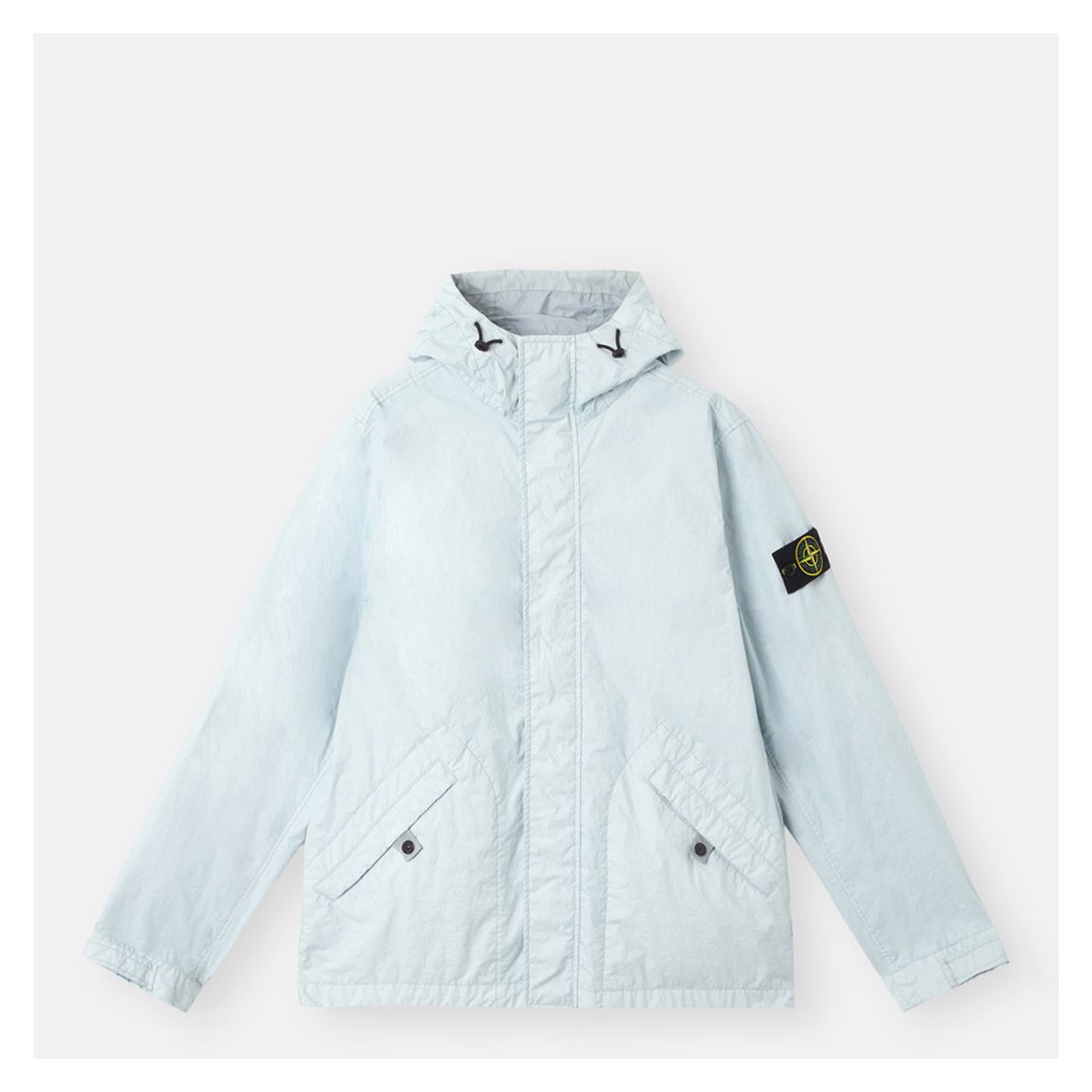 Blue Water Resistant Hooded Jacket main product photo