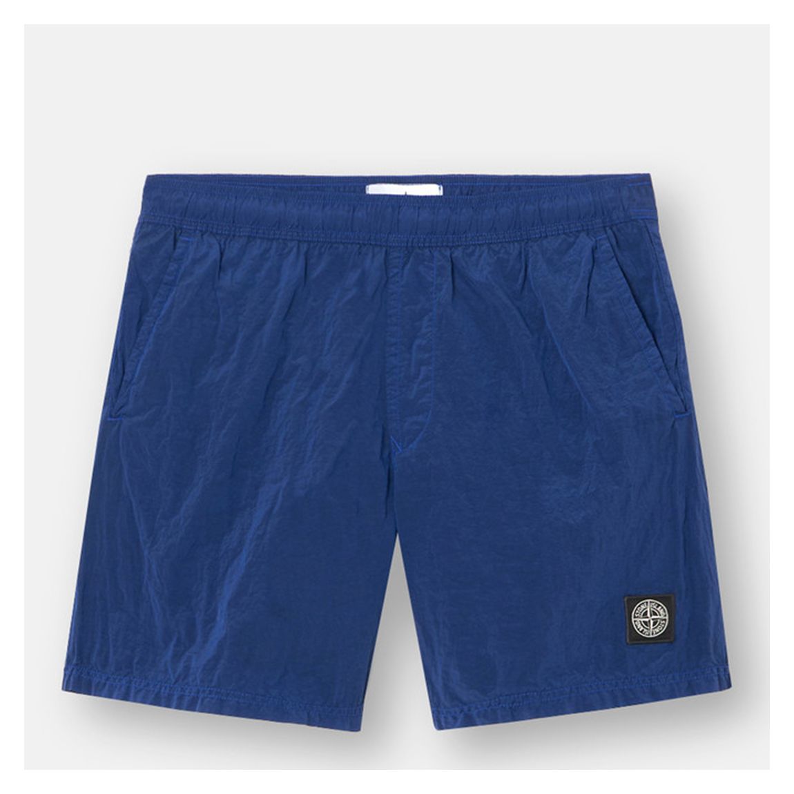 Blue Mid Length Nylon Swimming Trunks main product photo