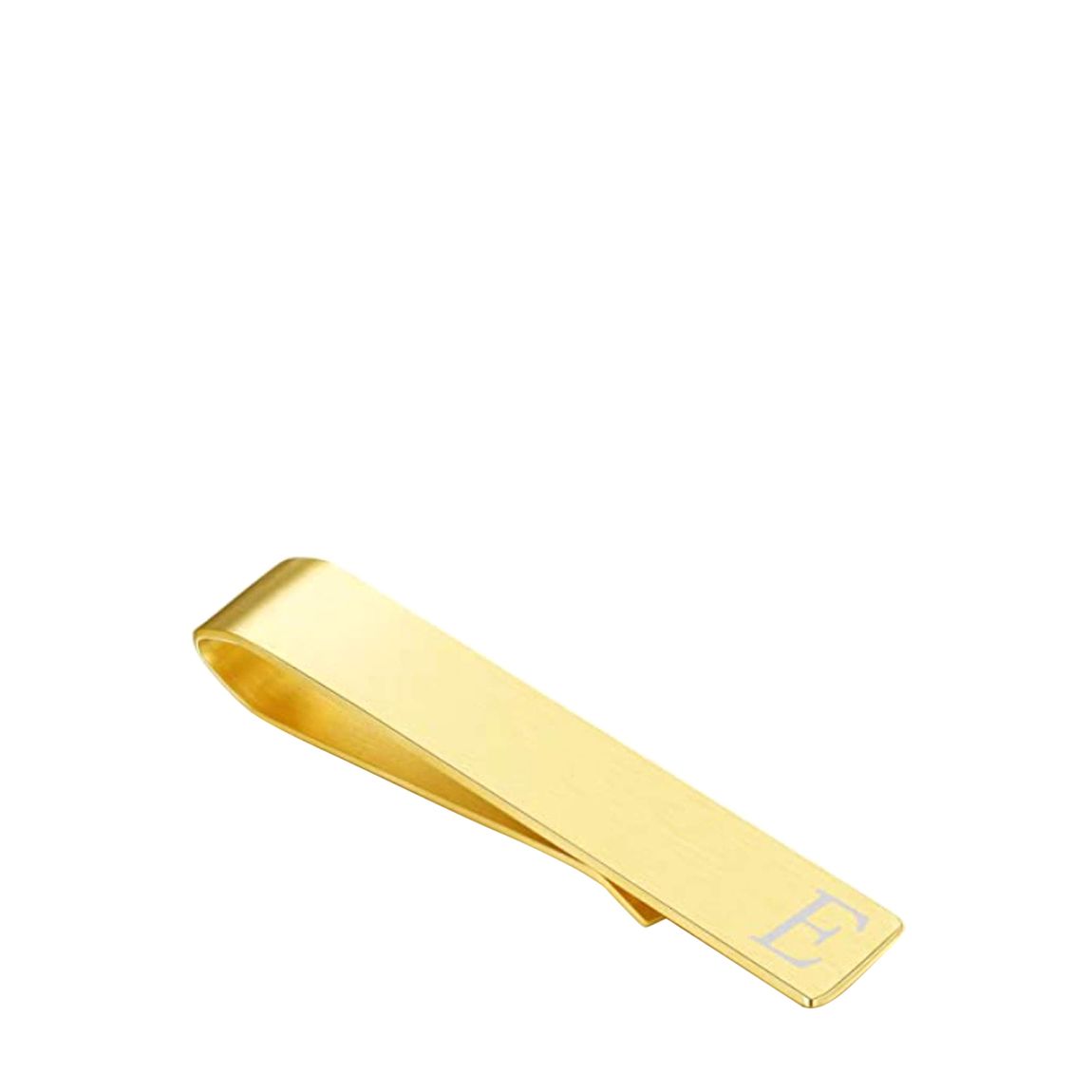 18K Gold Initial "E" Tie Bar main product photo