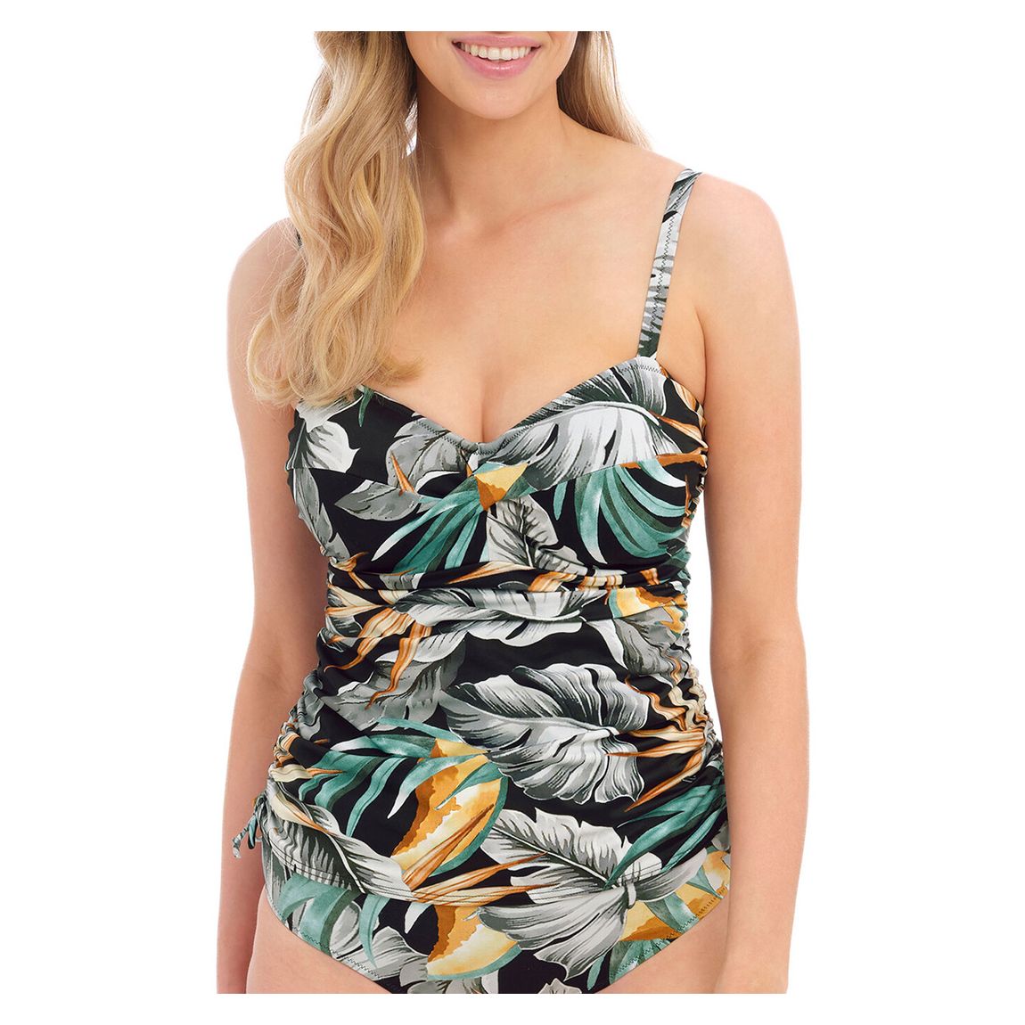 BAMBOO GROVE UW TWIST FRONT TANKINI 32 DD main product photo