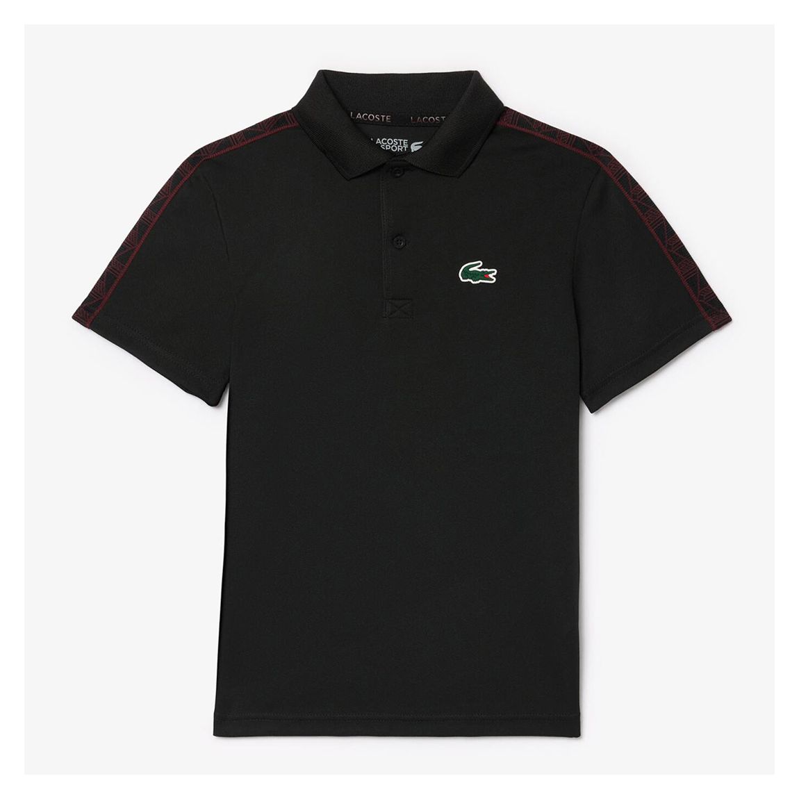 Boys Black Cotton Polo Shirt main product photo