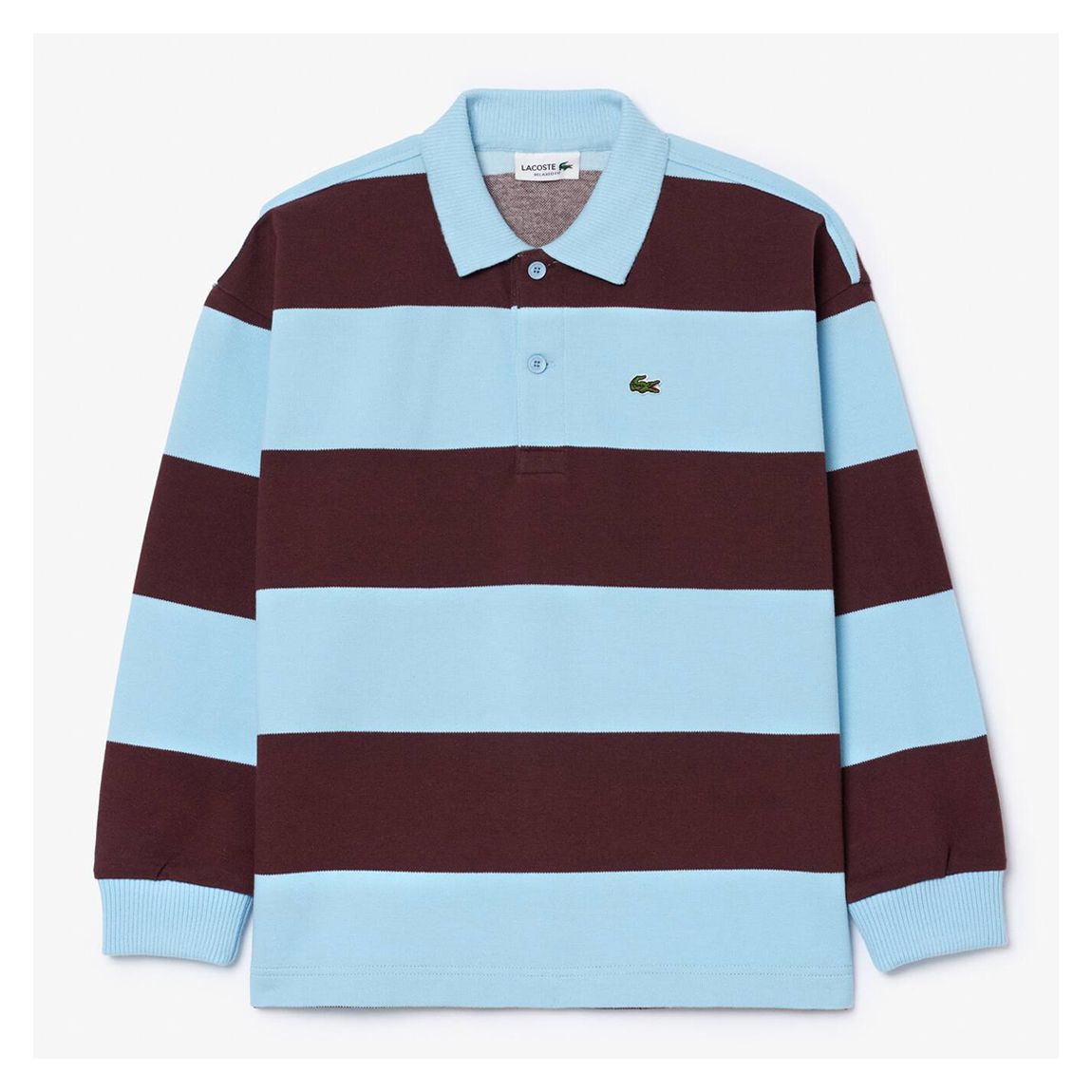 Boys Blue Stripe Polo Top main product photo