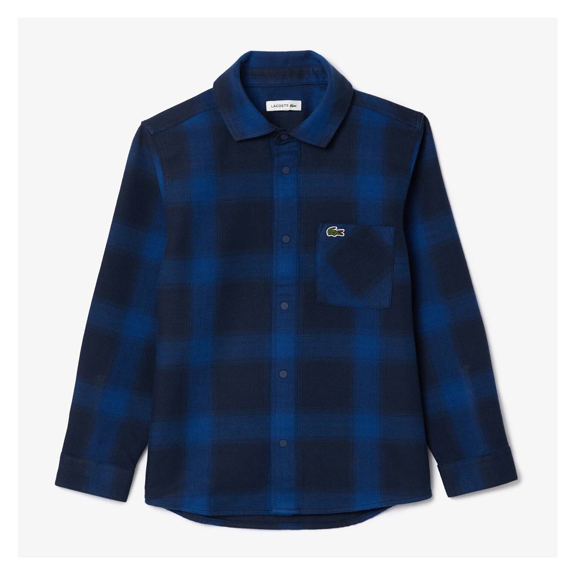 Boys Blue/Black Patterned Shirt main product photo