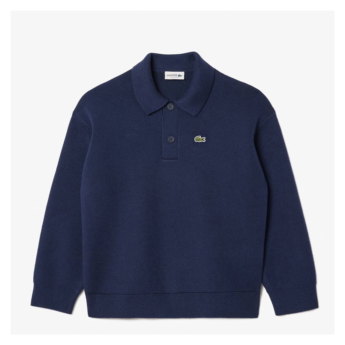 Boys Blue Long Sleeve Polo Shirt main product photo