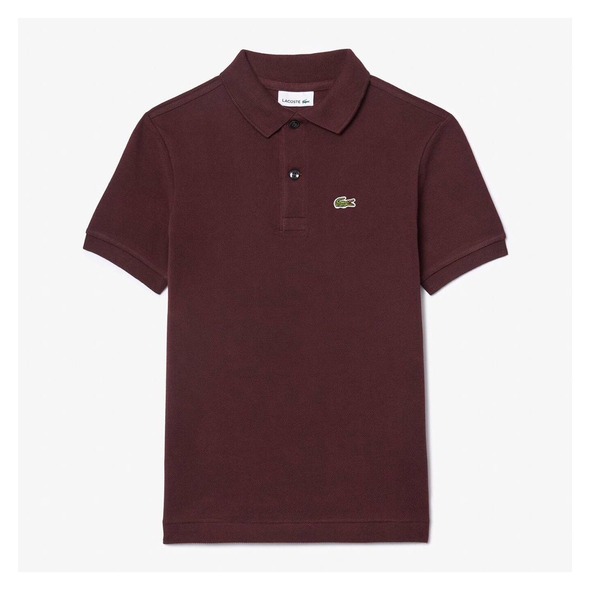 Boys Burgundy Cotton Polo Shirt main product photo