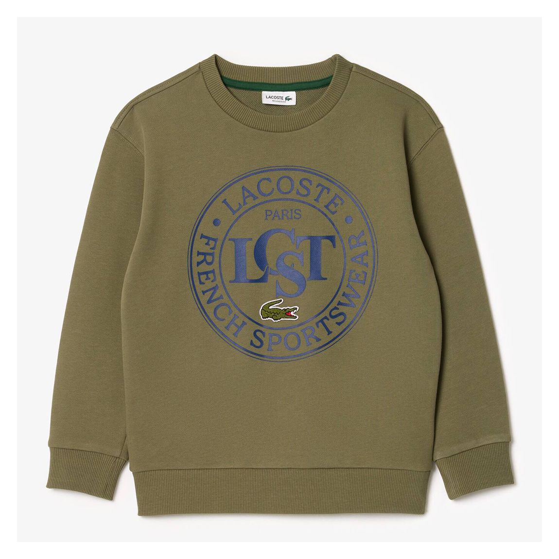Khaki Contrast Badge Logo Sweatshirt main product photo