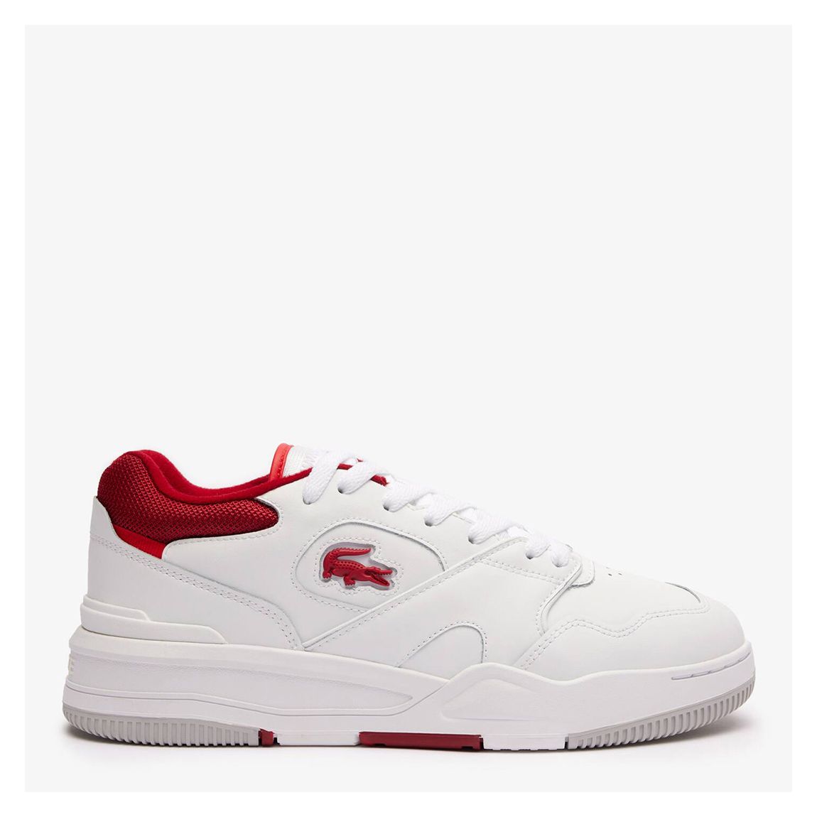 Men's's White/Red Lineshot Contrast Trainers main product photo