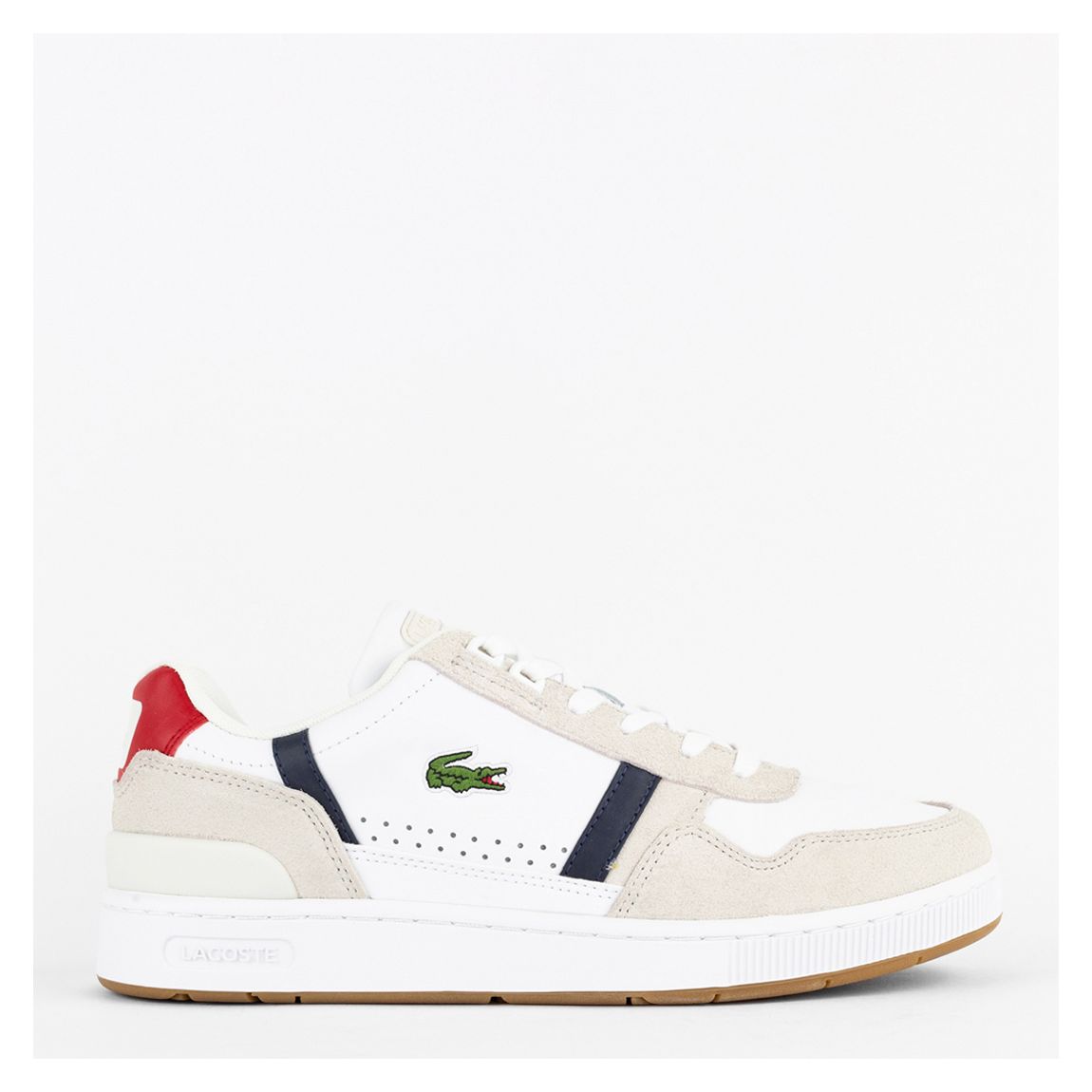 Men's White Multi T-Clip Leather Trainers main product photo