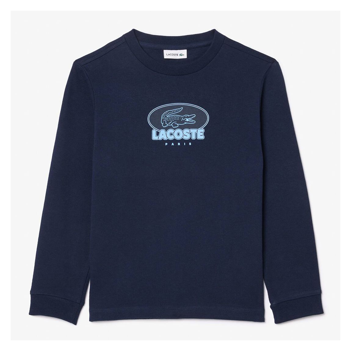 Boys Navy Long Sleeve Badge Logo T-Shirt main product photo