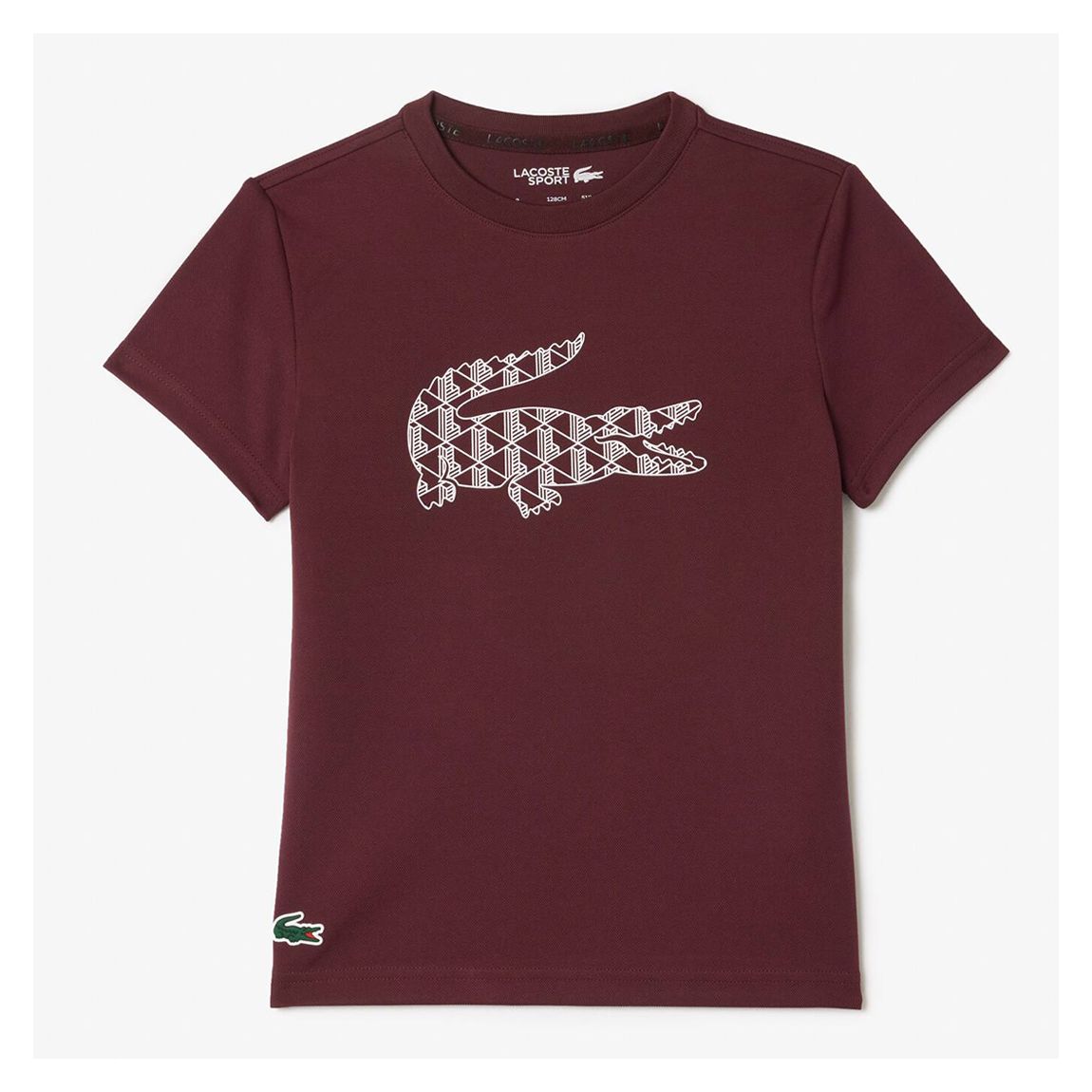 Boys Burgandy Ultra Dry Tennis Pique T-Shirt main product photo