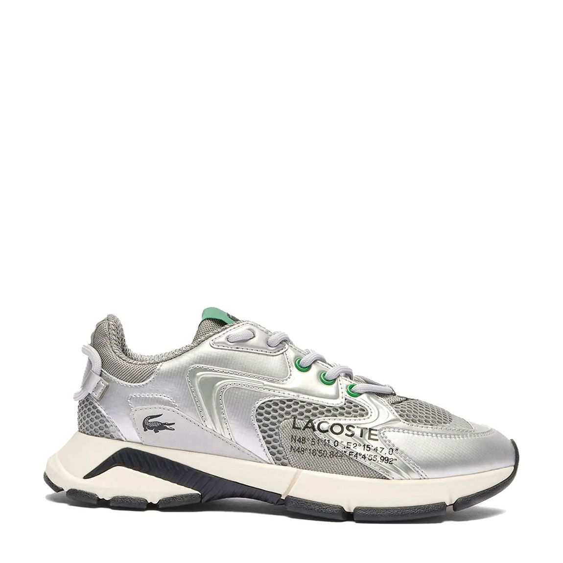 Men's Silver L003 Neo Leather Trainers main product photo