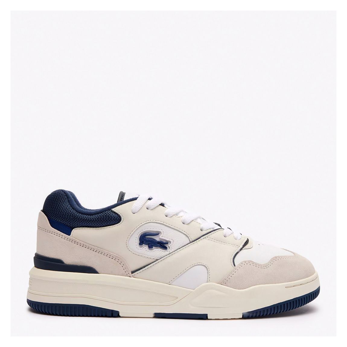 Men's White/Navy Lineshot Trainers main product photo