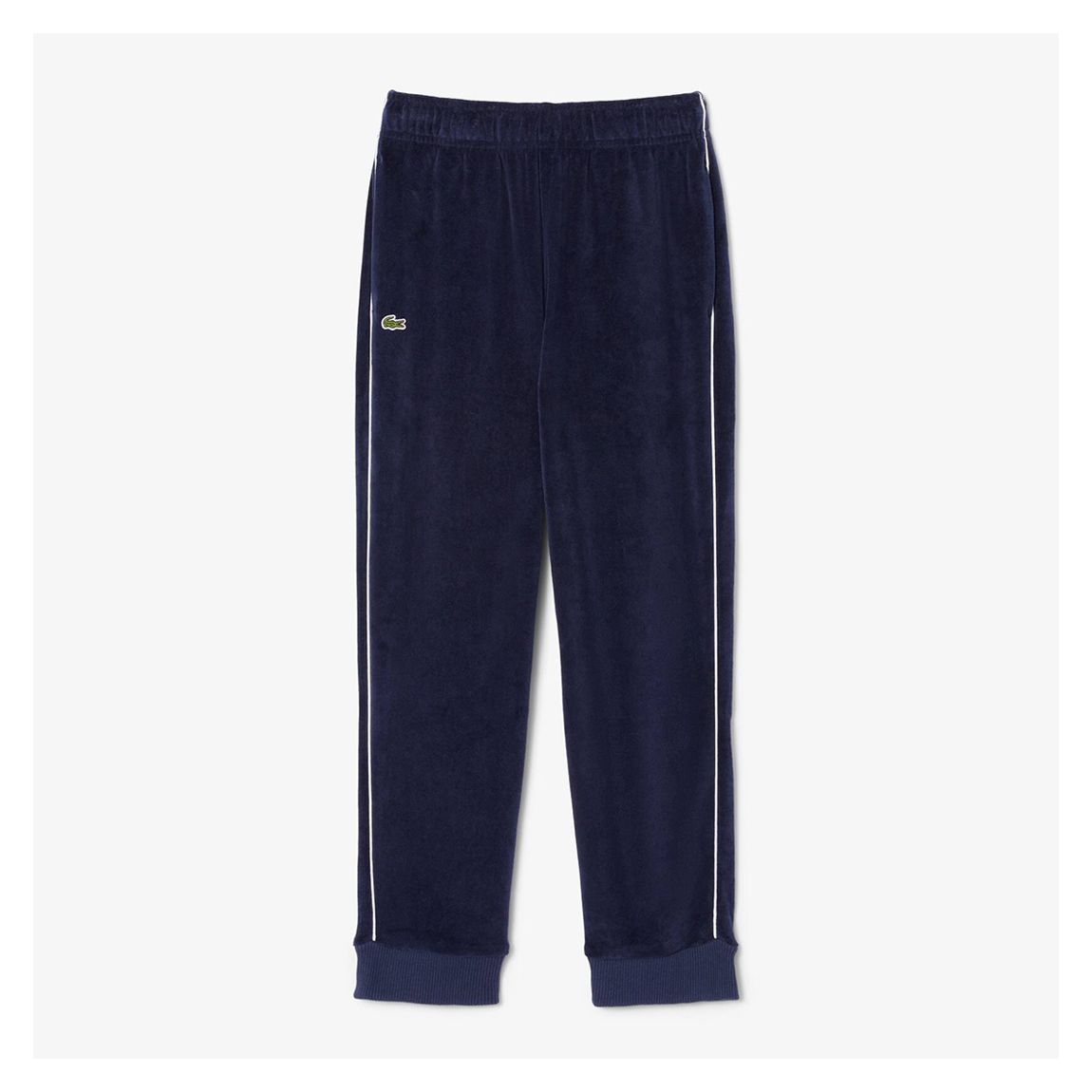 Blue/ White Stripe Velour Joggers main product photo