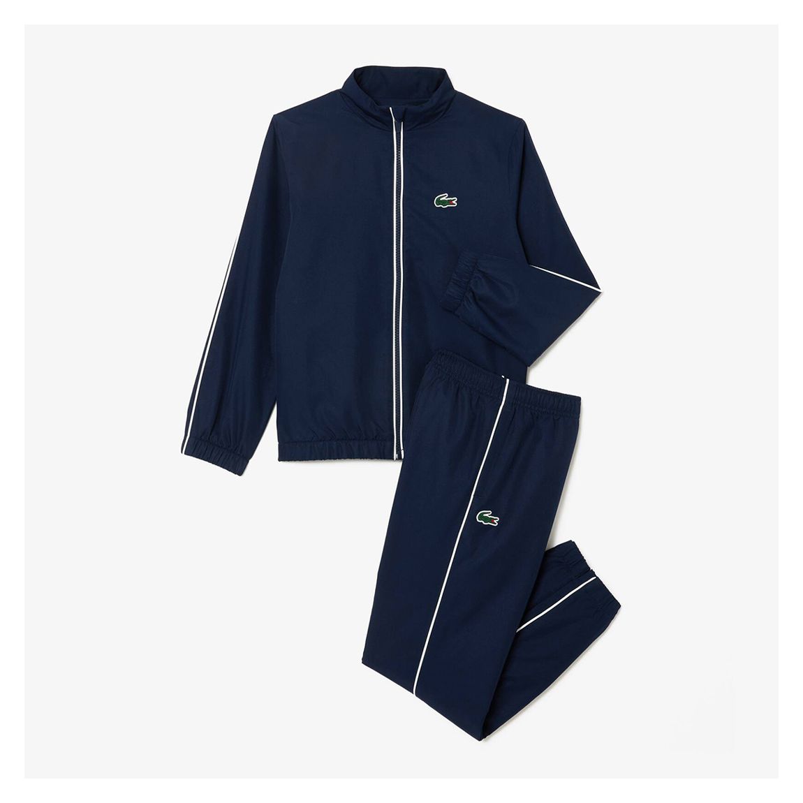 Navy/ White Stripe Tracksuit Jacket and Trouser Set main product photo