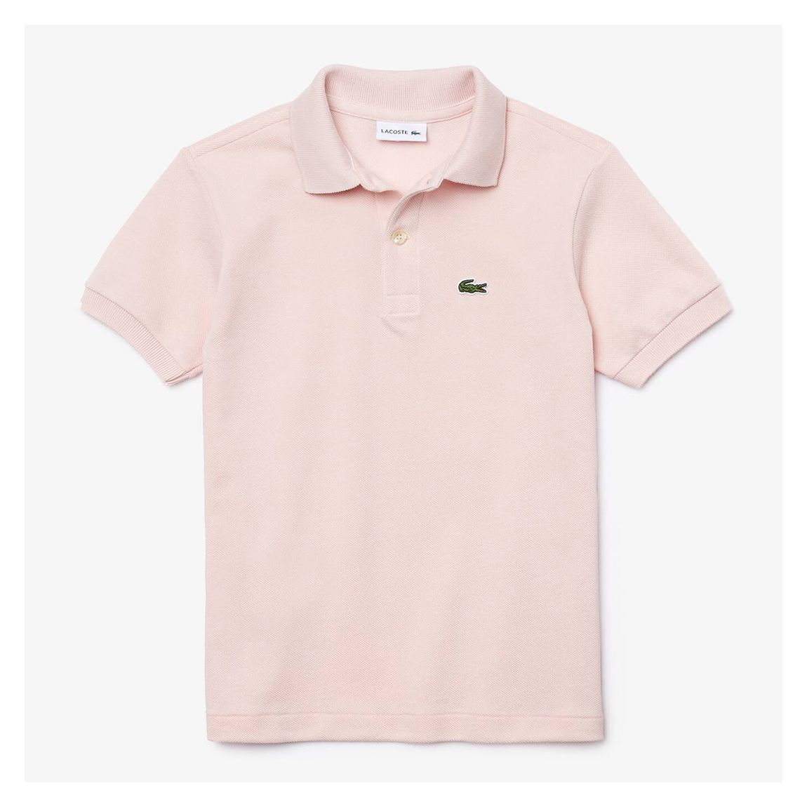 Boys Pale Pink Cotton Polo Shirt main product photo