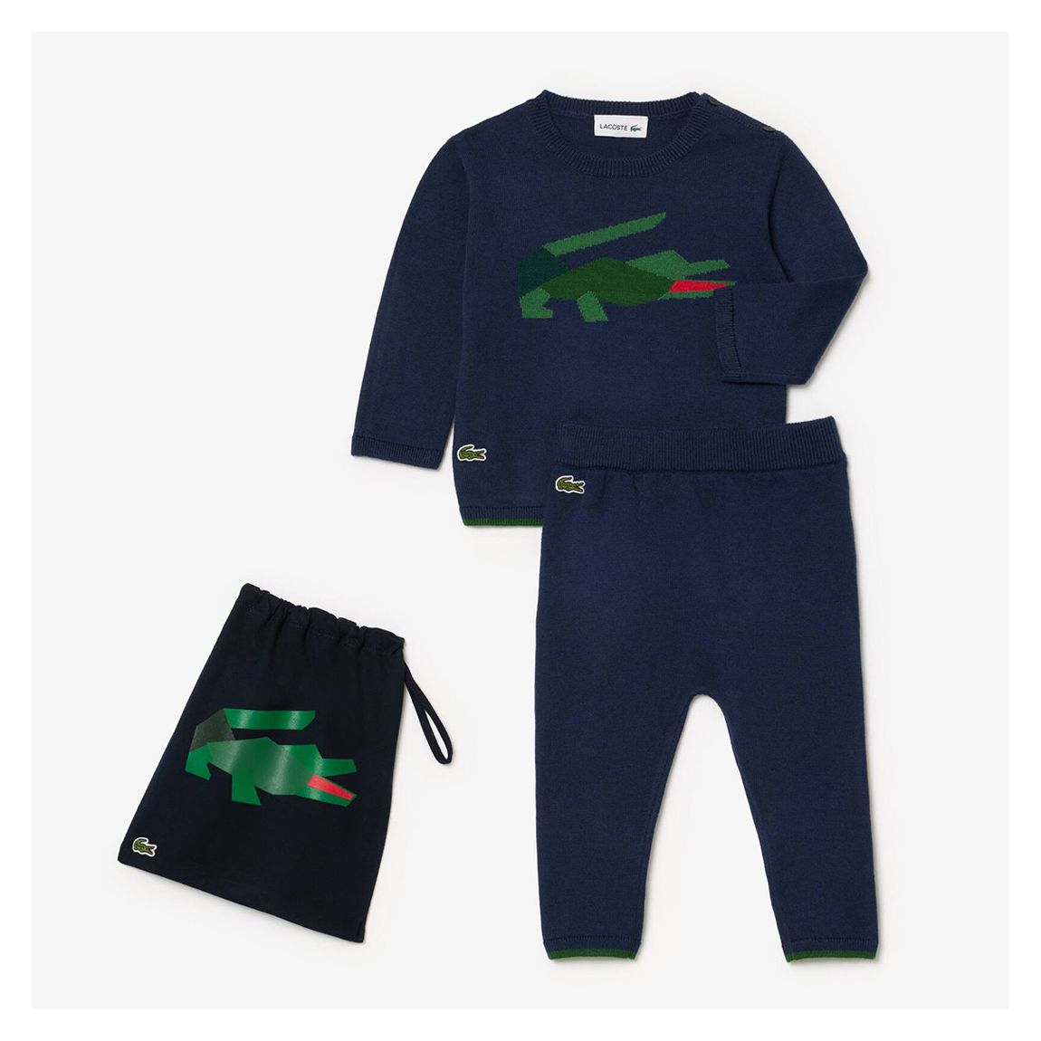 Boys Navy Crocodile Tracksuit Set main product photo