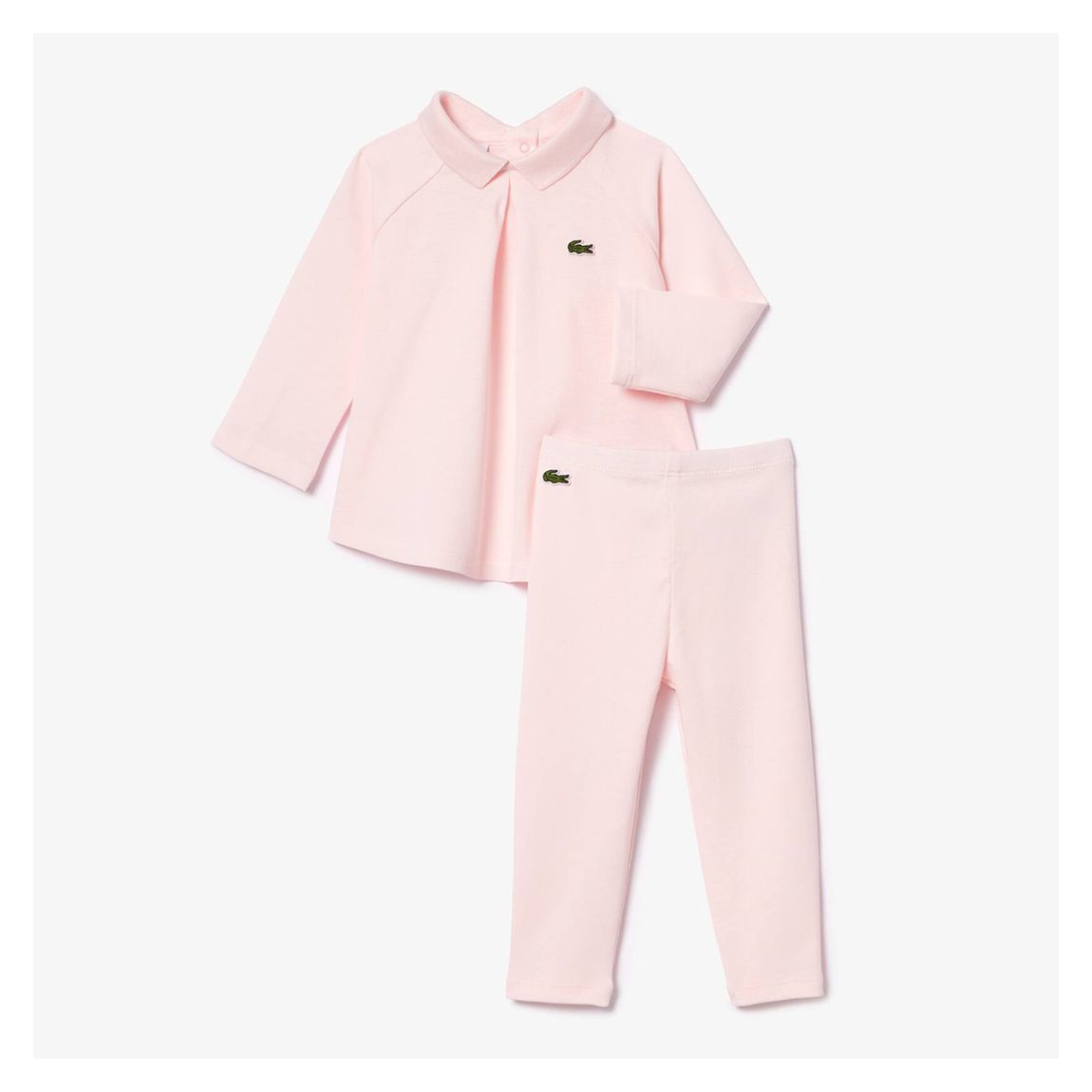 Babys Pink Cotton Two Piece Set main product photo