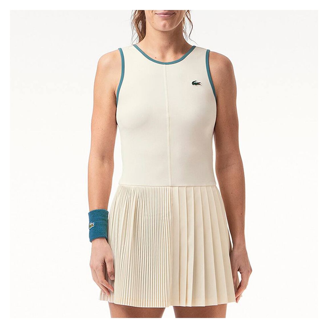 Beige/ Blue Ultra Dry Tennis Mini Dress main product photo