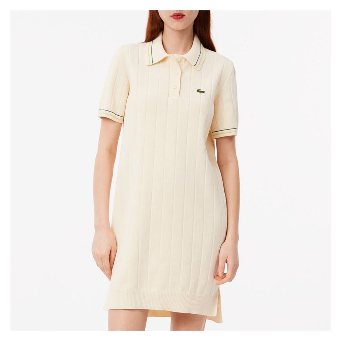 Beige Cotton Polo Mini Dress main product photo
