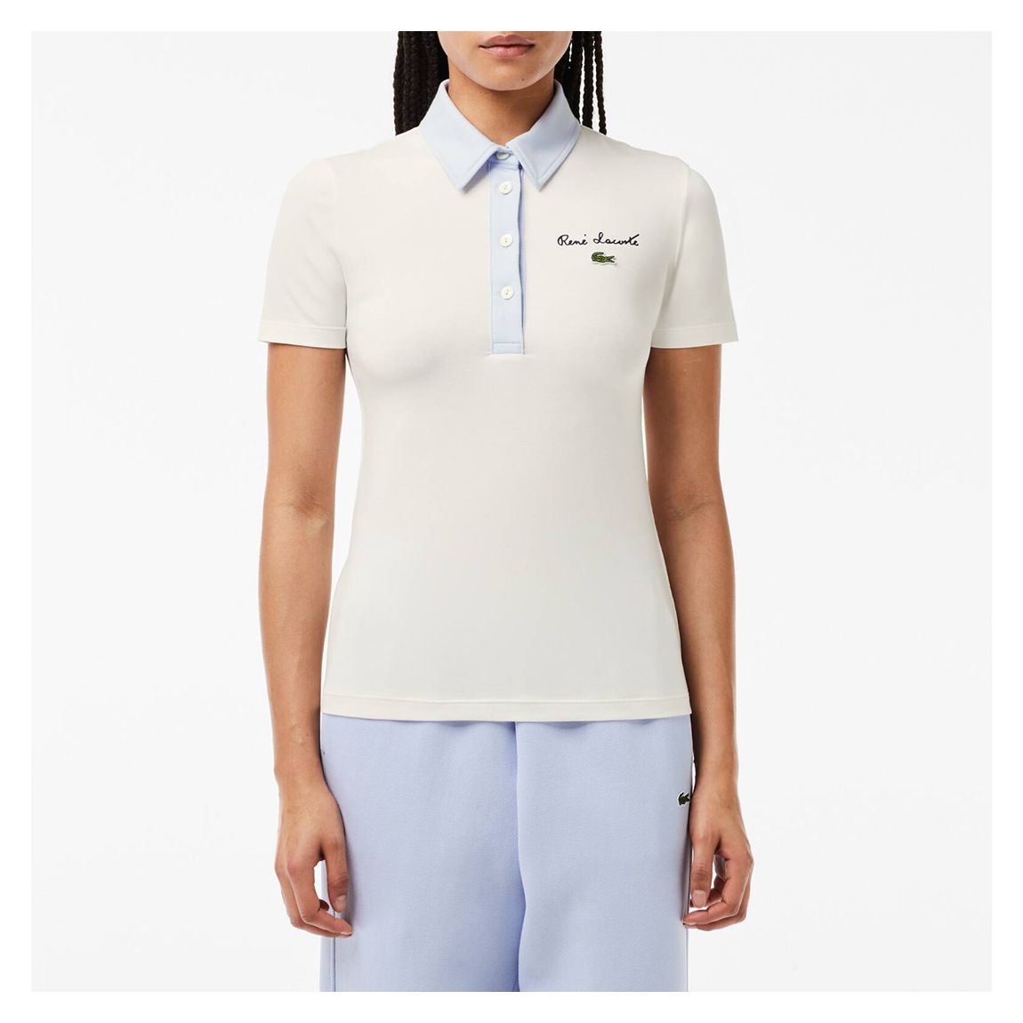 White/ Blue Polo Shirt main product photo