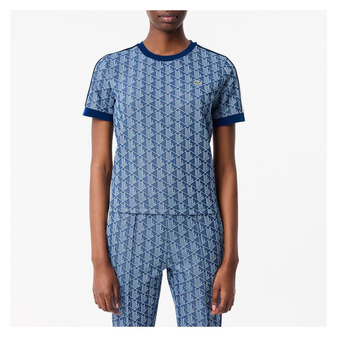 Blue Jaquard Mongram T-Shirt main product photo