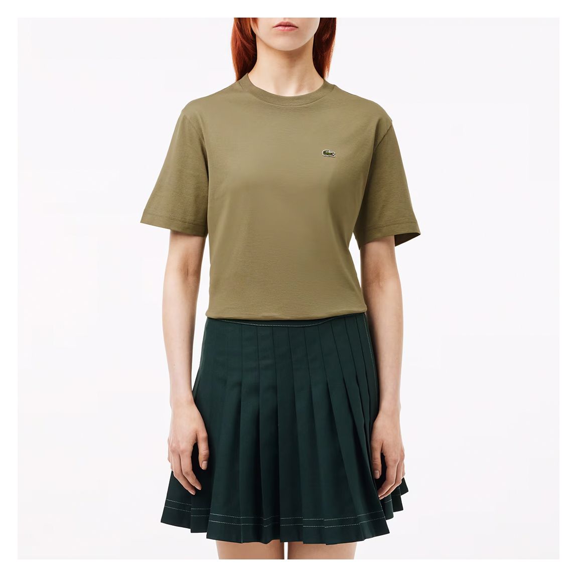 Khaki Cotton Logo T-Shirt main product photo