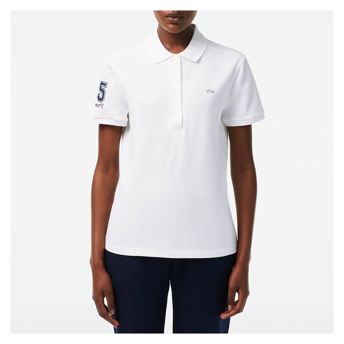 White Slim Fit Polo Shirt main product photo