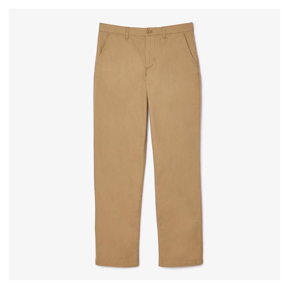 Beige Straight Leg Chino Trousers main product photo