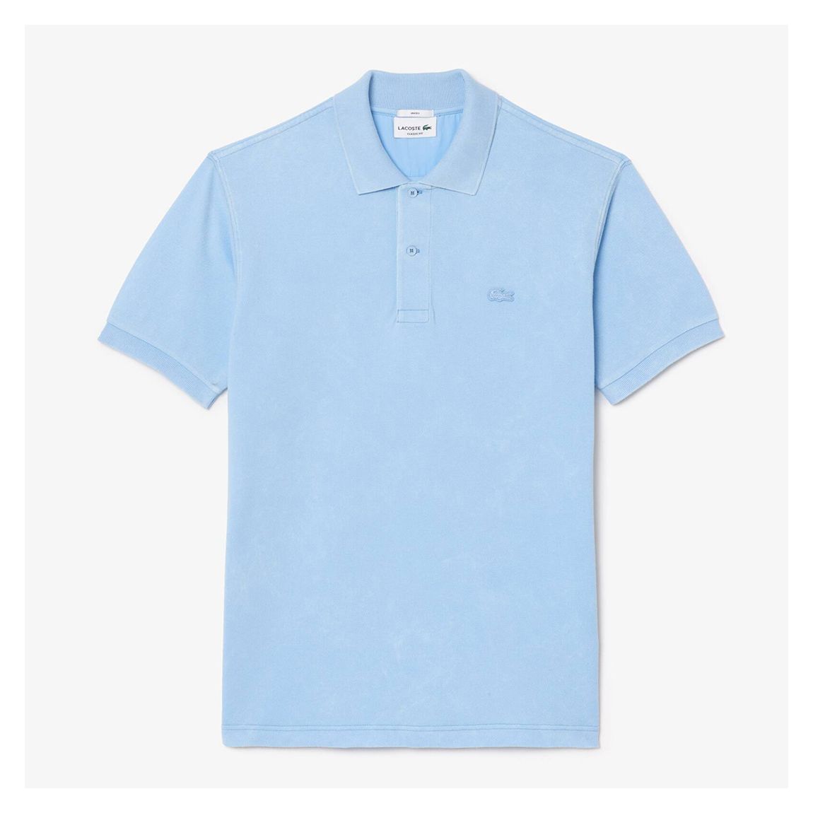 Sky Blue Classic Badge Polo Shirt main product photo