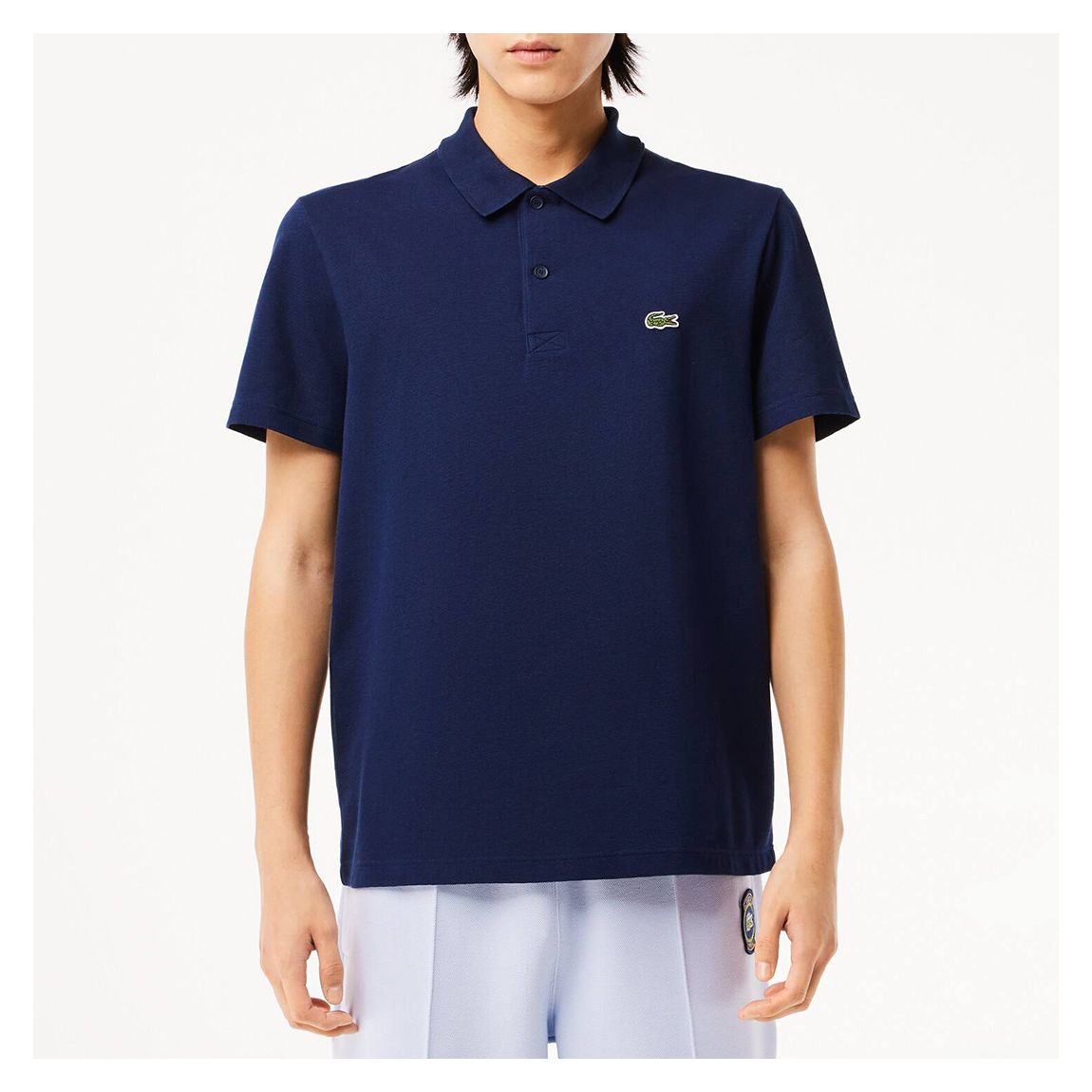 Navy Boxy Polo Shirt main product photo