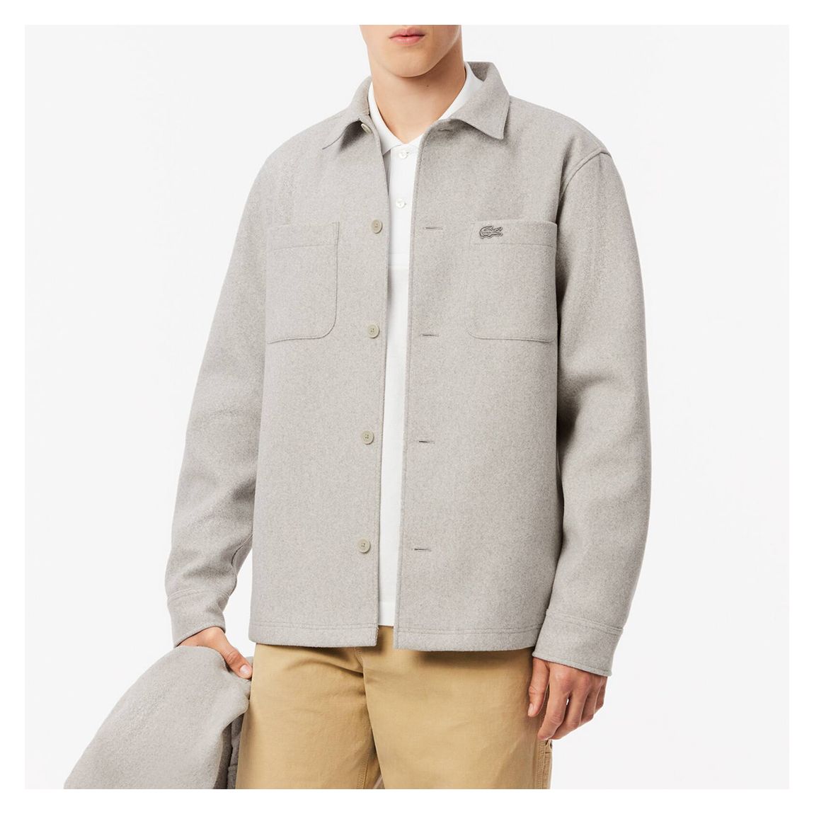 Stone Button Down Shacket main product photo