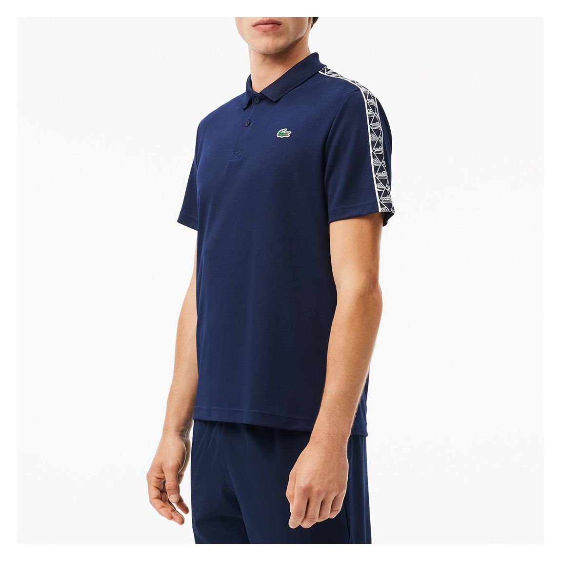 Navy Taped Polo Shirt main product photo