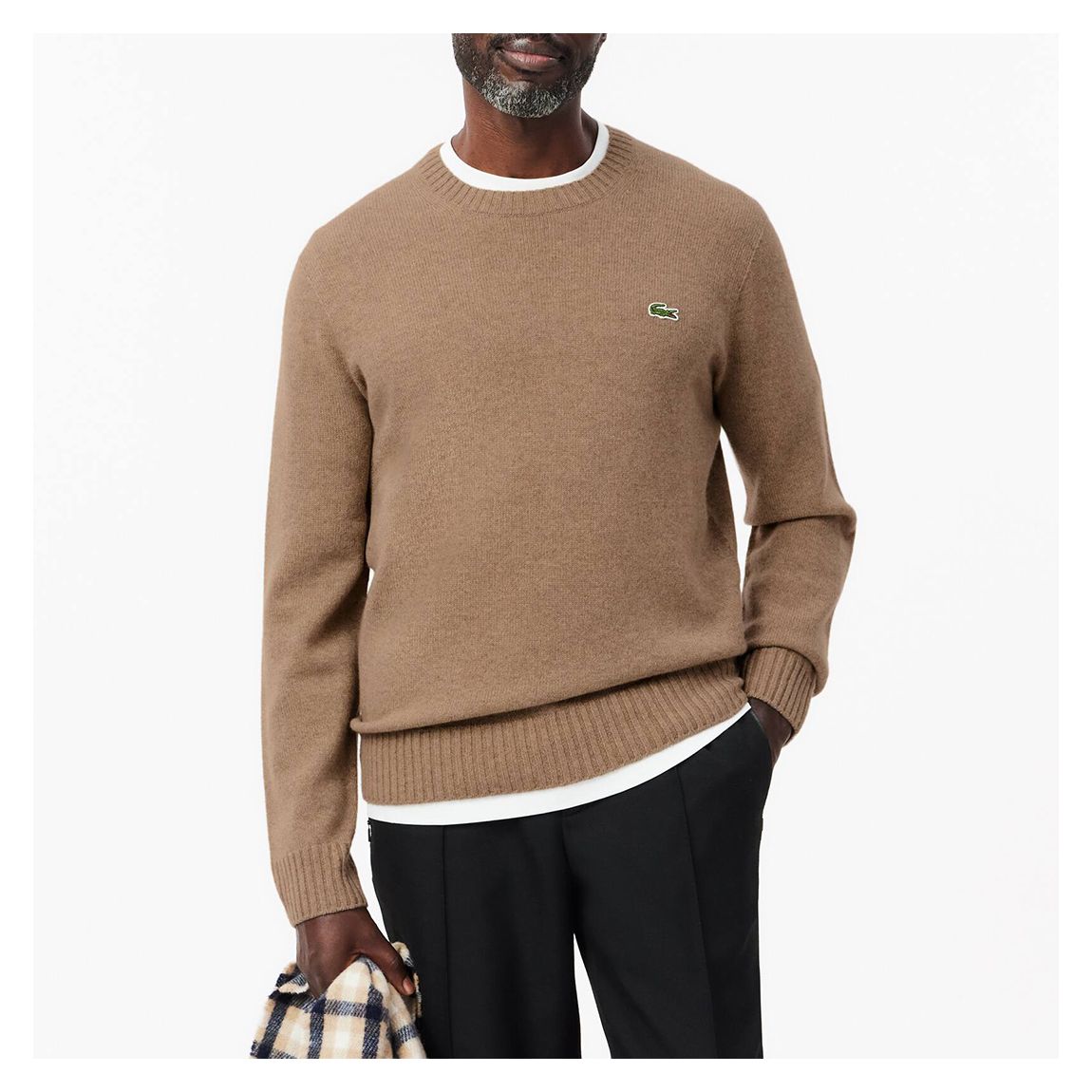 Taupe Crew Neck Sweatshirt main product photo