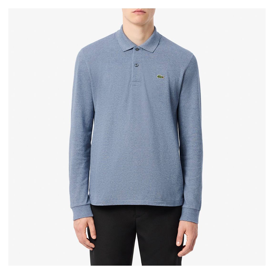 Blue Long Sleeve Polo Shirt main product photo