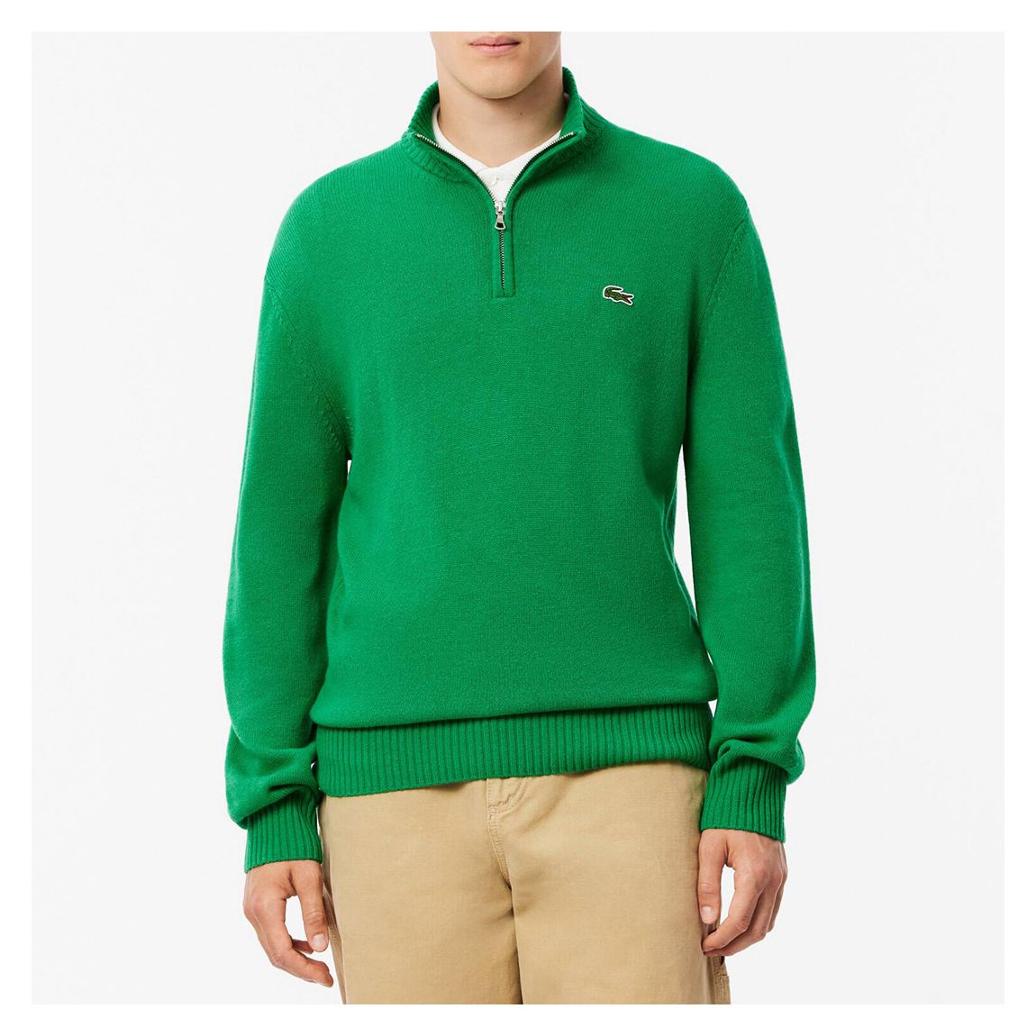 Green Quarter Zip Sweatshirt main product photo