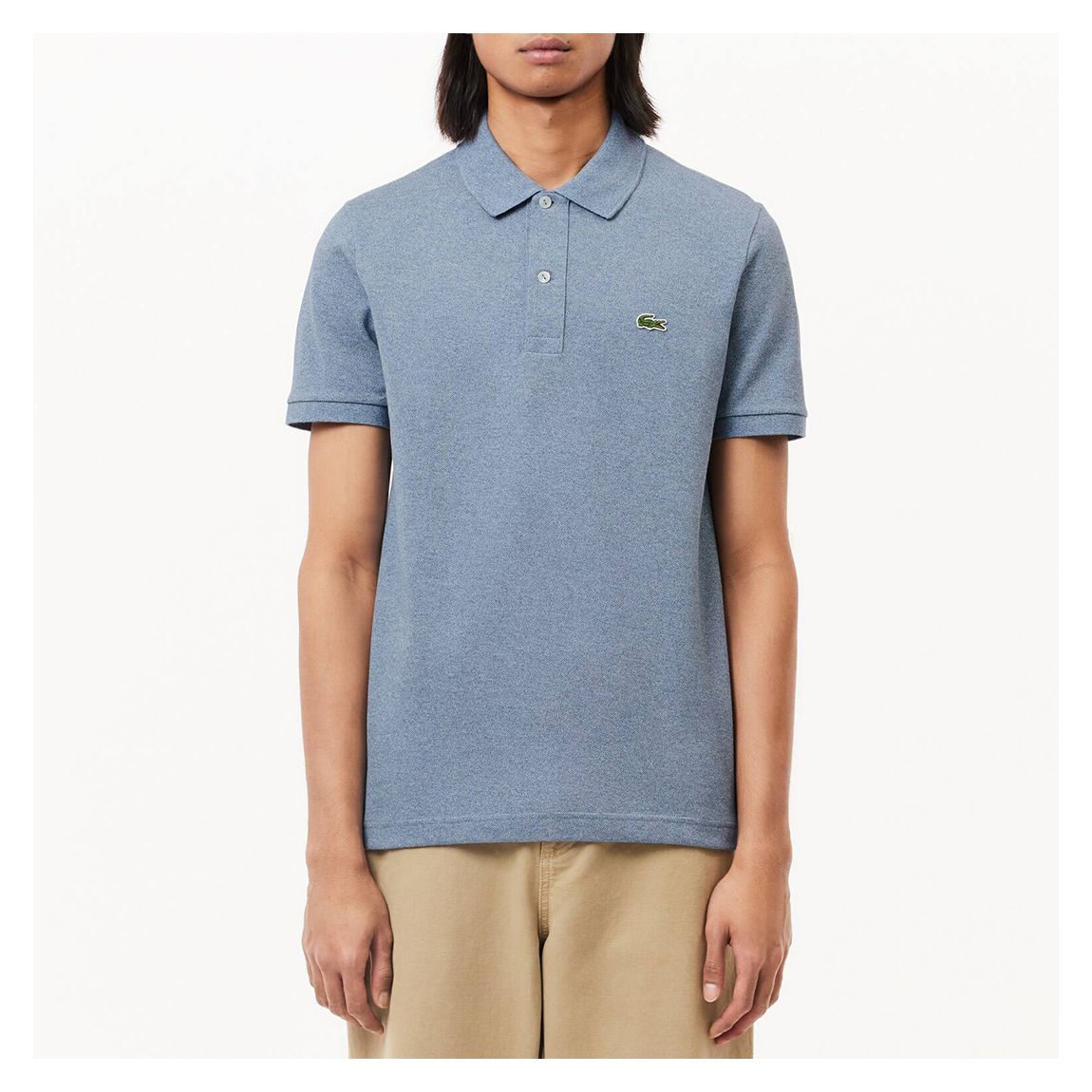 Slate Blue Classic Badge Polo Shirt main product photo