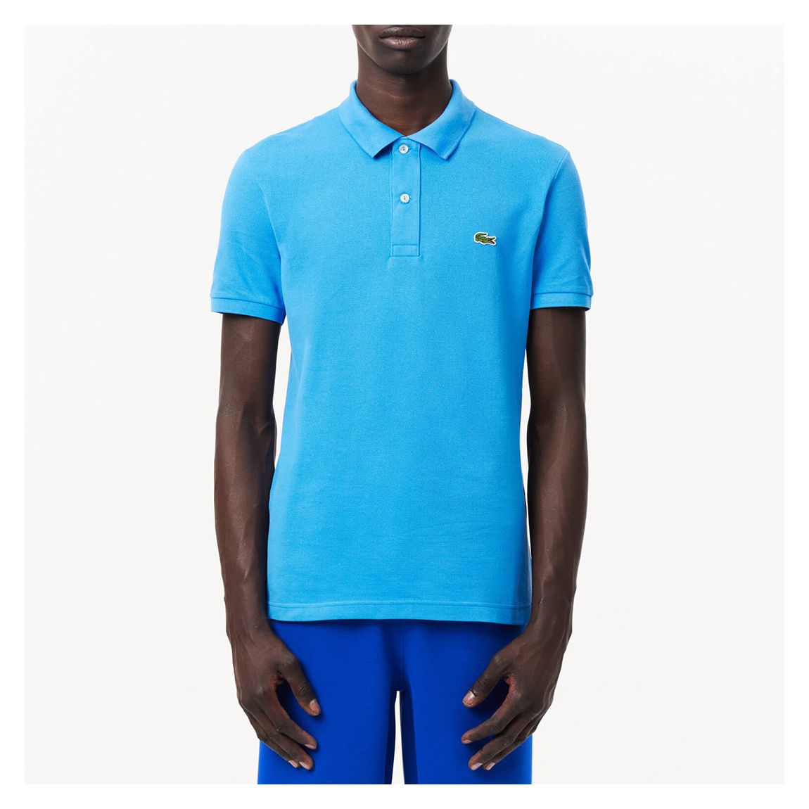 Cyan Classic Badge Polo Shirt main product photo
